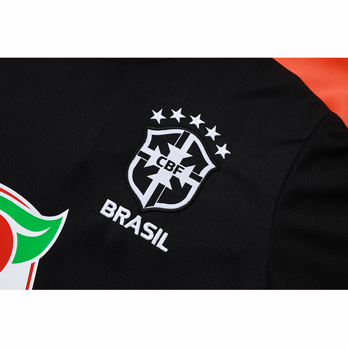 Chandal del Brasil Manga Corta 25-26 Negro - Pantalon Corto